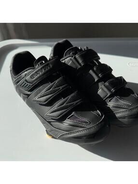 Gavin Kids Black Cycling shoes kids cycling shoes